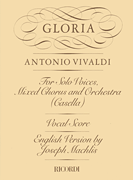 Gloria, RV589 SATB Choral Score cover